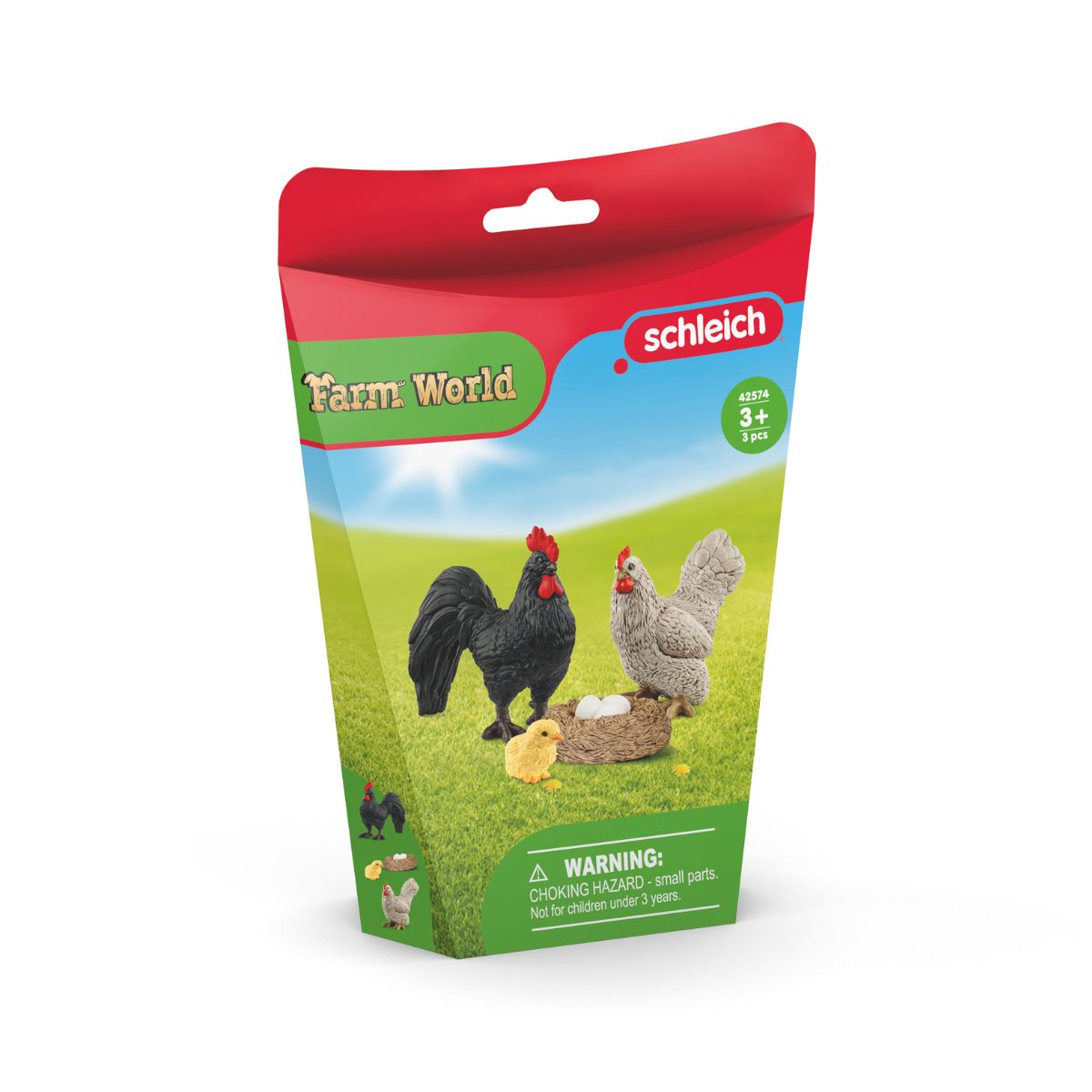 盒马 FRESHIPPO 四马齐驱 ぬいぐるみ 4体セット 春節限定 Farm Family Bundle 77548 | Schleich USA Inc.