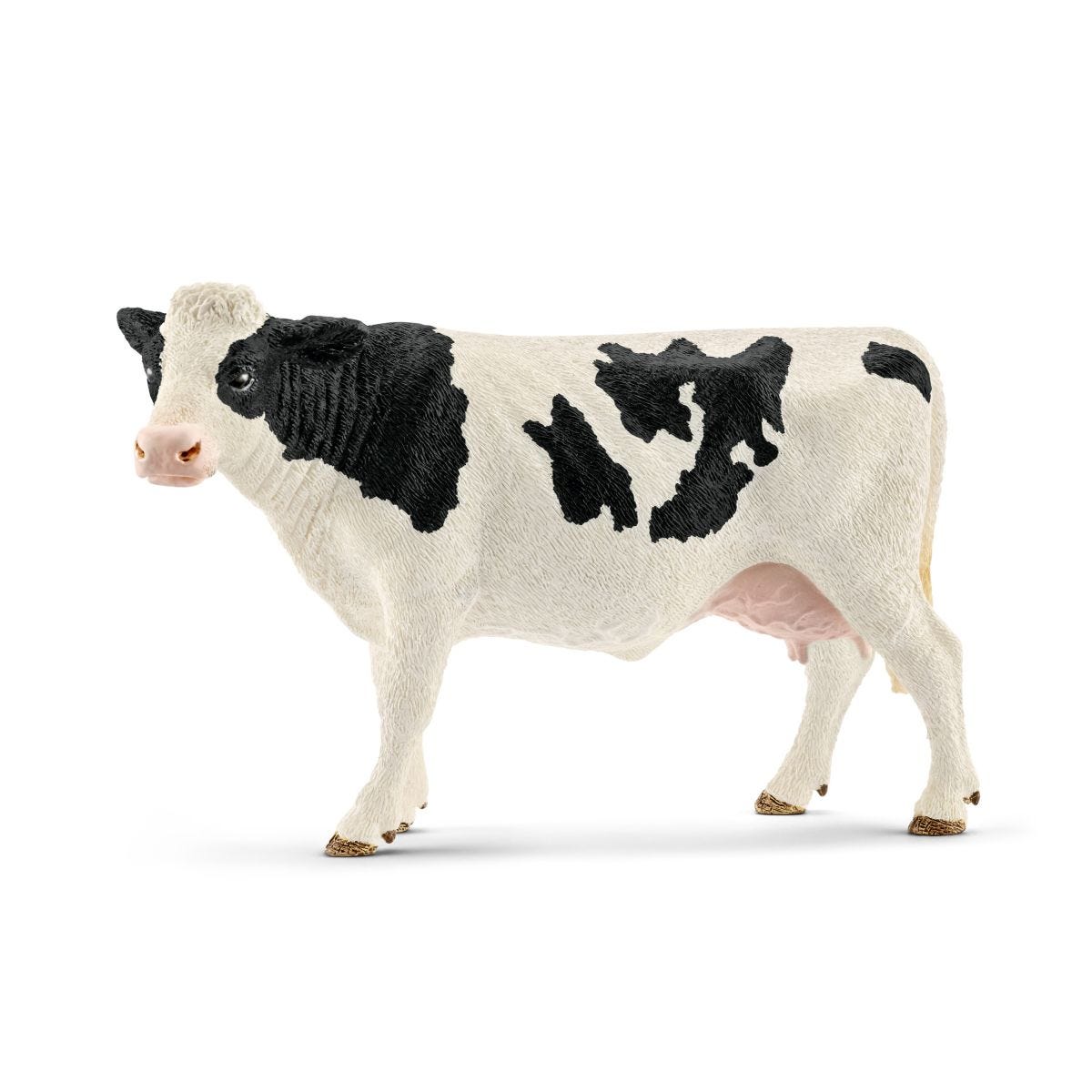 SCHLEICH Farm World holstein Cow Educational Figurine