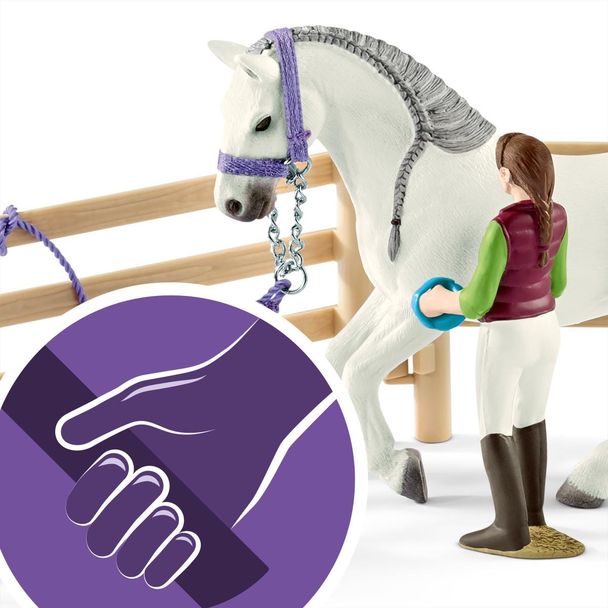 Schleich dressage riding set online