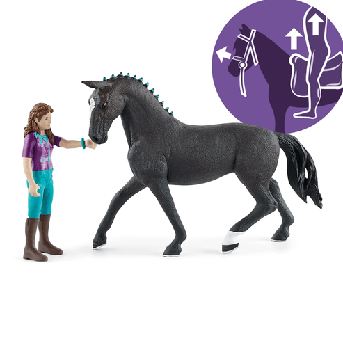 【ラプンツェル様用】STEEL HORSE / In The Storm HORSE CLUB Lisa & Storm 42541 | schleich