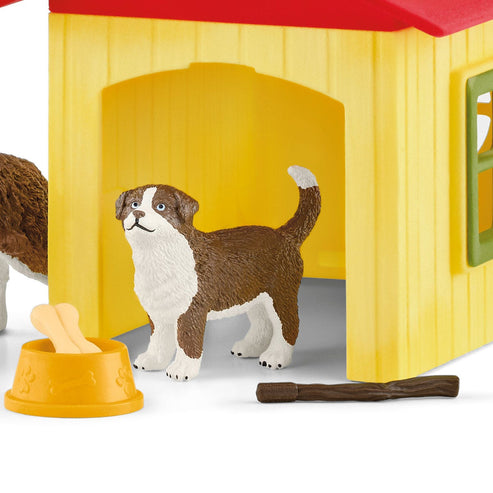 Figurine Niche pour Chien , pour enfants des 3 ans, coffret, 18,8 x 8,2 x 14 ,7 cm - Schleich 42573 FARM WORLD : Schleich Figurine Niche pour Chien , pour enfants des 3 ans, coffret, 18,8 x 8,2 x 14 ,7 cm - Schleich 42573 FARM WORLD : Schleich