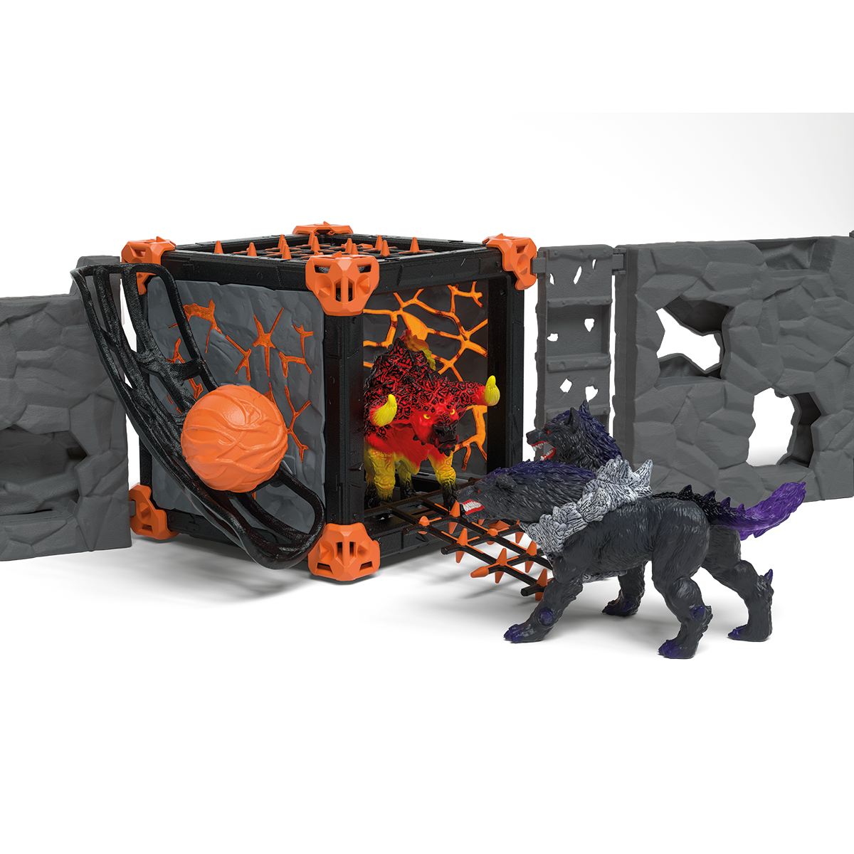 BattleCave Arena: Lava vs. Shadow 42673 | Schleich USA Inc. BattleCave Arena: Lava vs. Shadow 42673 | Schleich USA Inc.