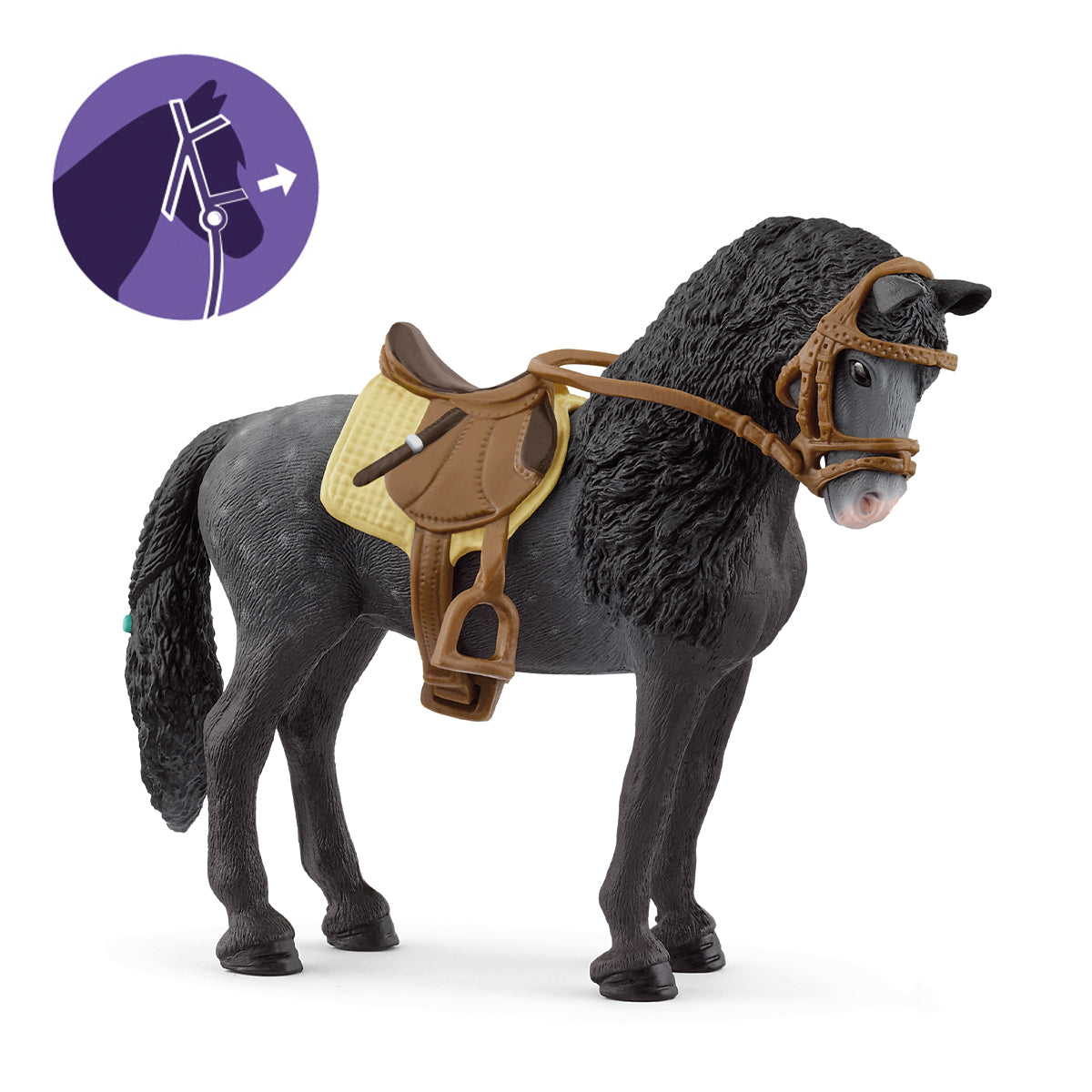 Pura Raza Española Mare with saddle and bridle 42708 | Schleich