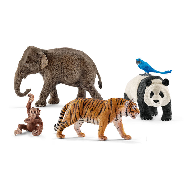 Schleich 14331 Wild Life – Cucciolo Di Panda In Miniatura, Dipinto A Mano, Per Giocare E Collezionare