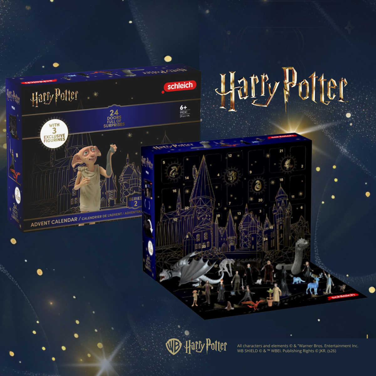 Calendrier de l'Avent de mini-figurines Harry Potter - Série 2