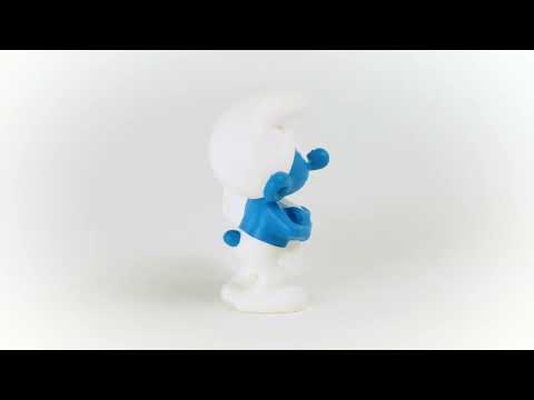 PEYO FIGURINE SCHLEICH SCHTROUMPF VAINQUEUR AVEC COURONNE DOREE ( VAN ) 1979 PEYO FIGURINE SCHLEICH SCHTROUMPF VAINQUEUR AVEC COURONNE DOREE ( VAN ) 1979