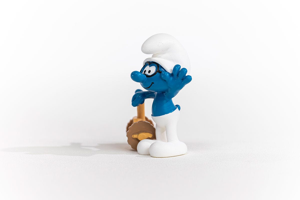 Figurine Schleich Schtroumpf à Lunettes - Les Schtroumpfs - Collection