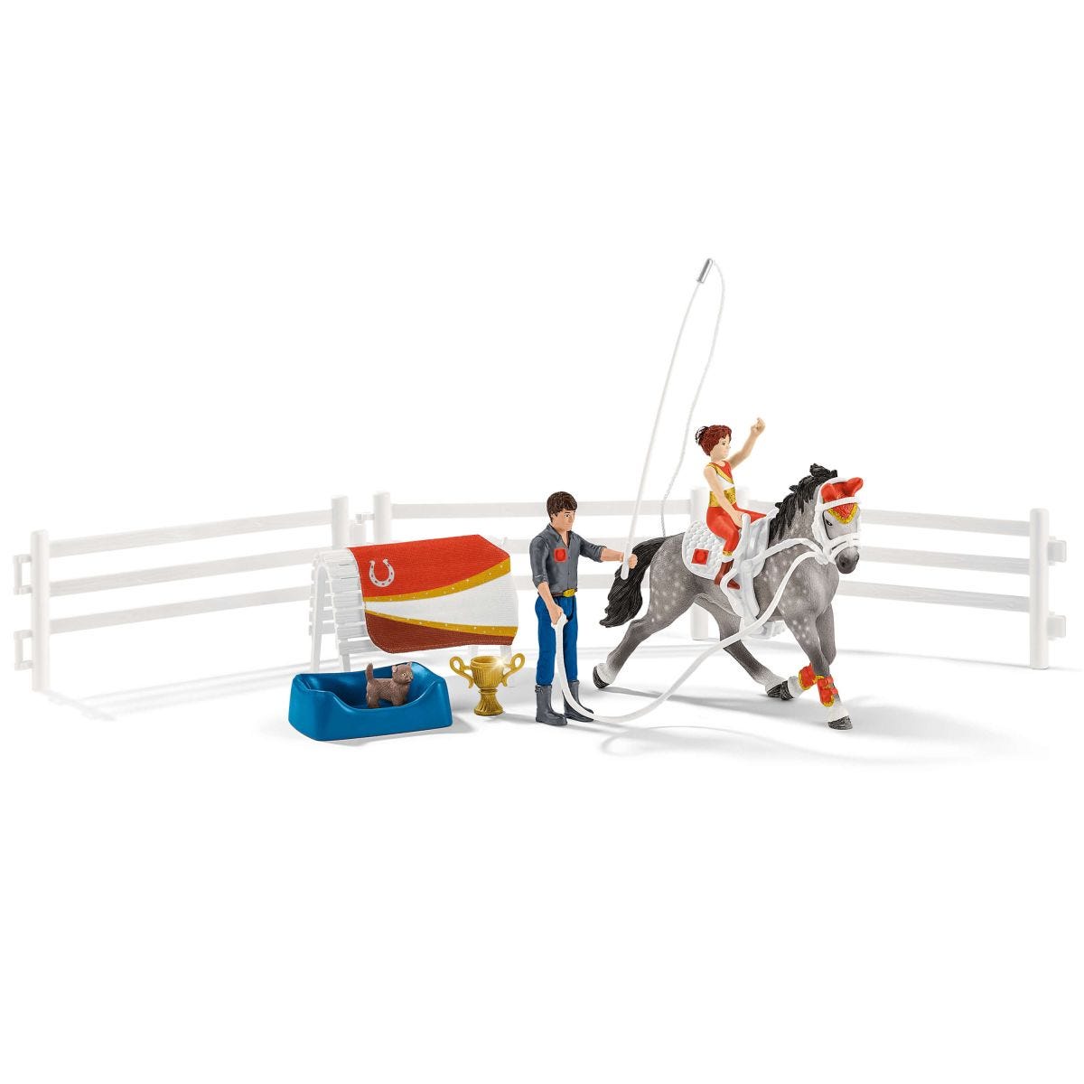 Schleich Horse Club Mias Vaulting Riding Set SCL42443