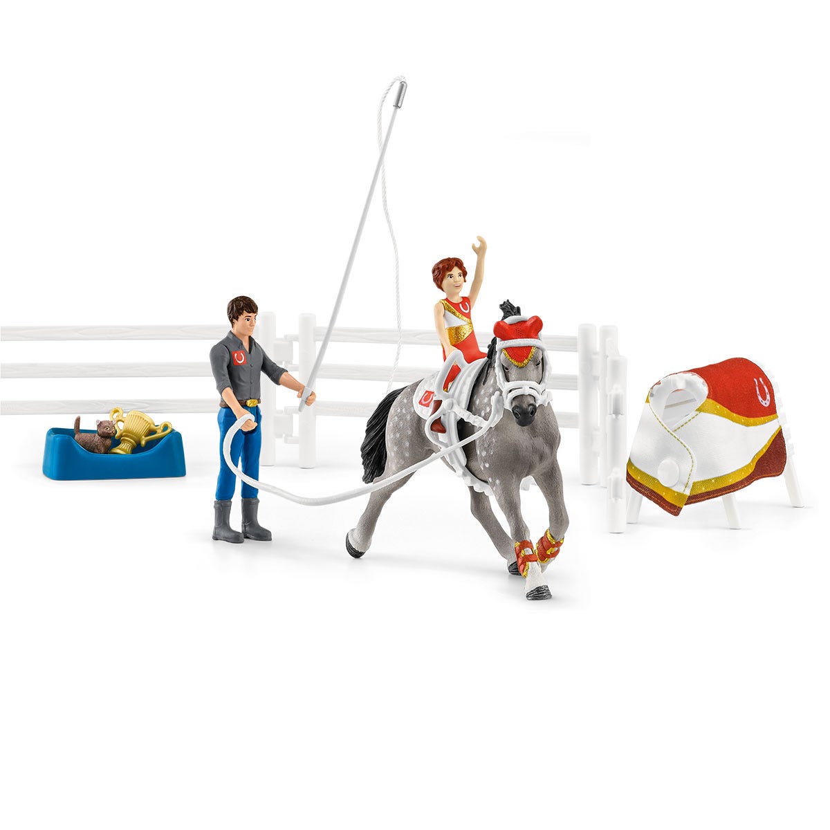 Schleich Horse Club Mias Vaulting Riding Set SCL42443