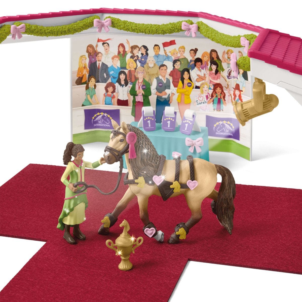 Schleich north america big horse show with riders & horses playset on sale