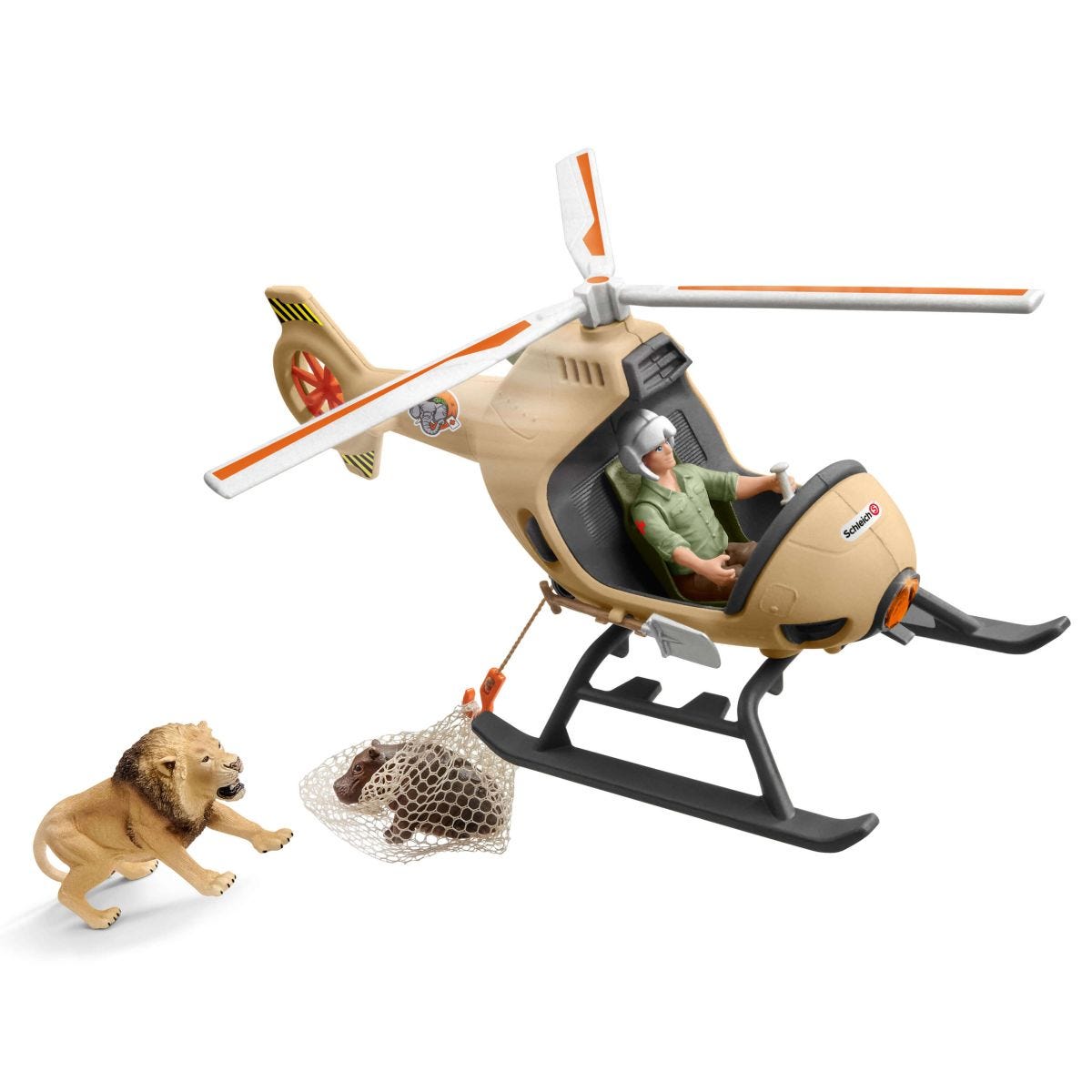 Hélicoptère de sauvetage d'animaux