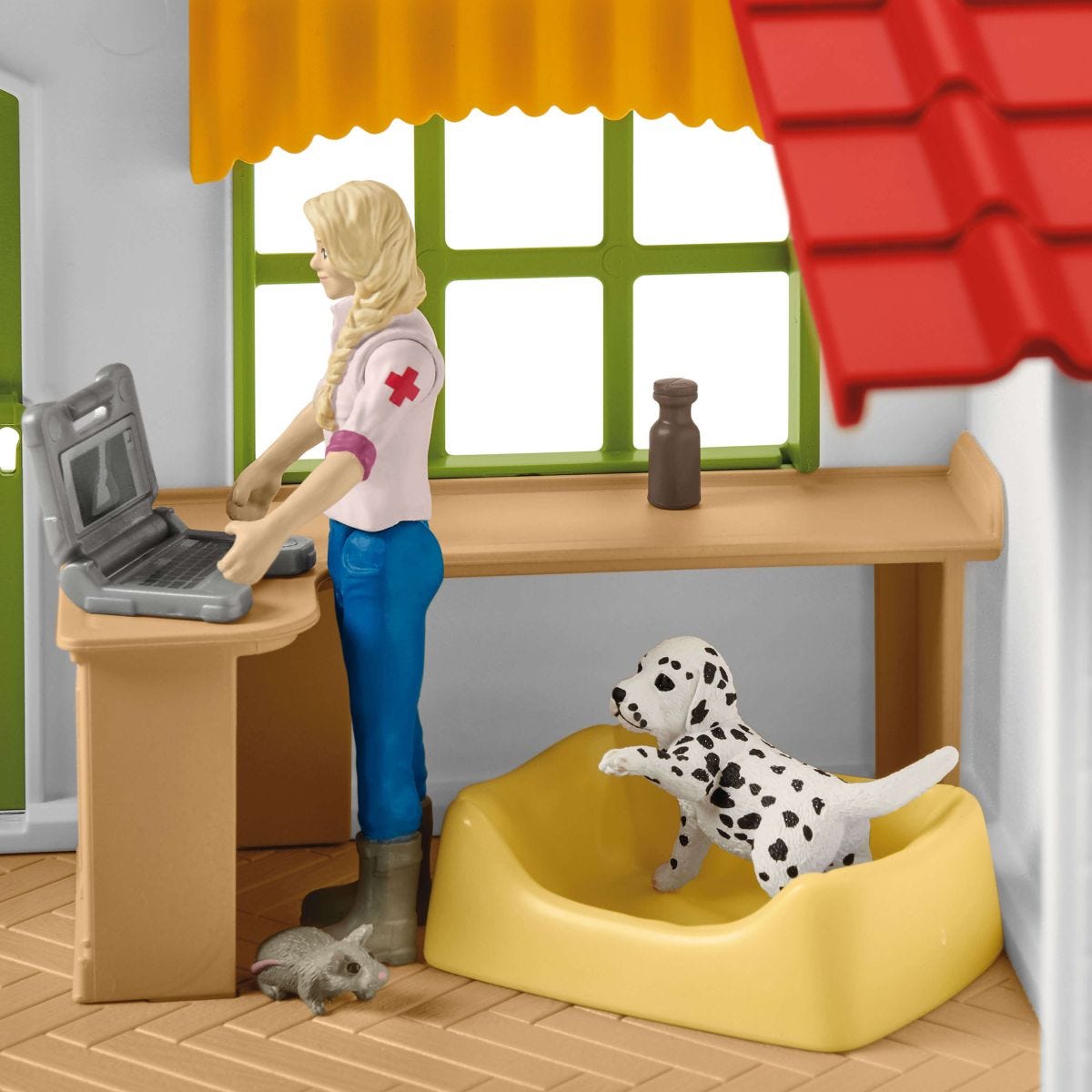 Schleich Farm World Veterinarian Practice with Pets