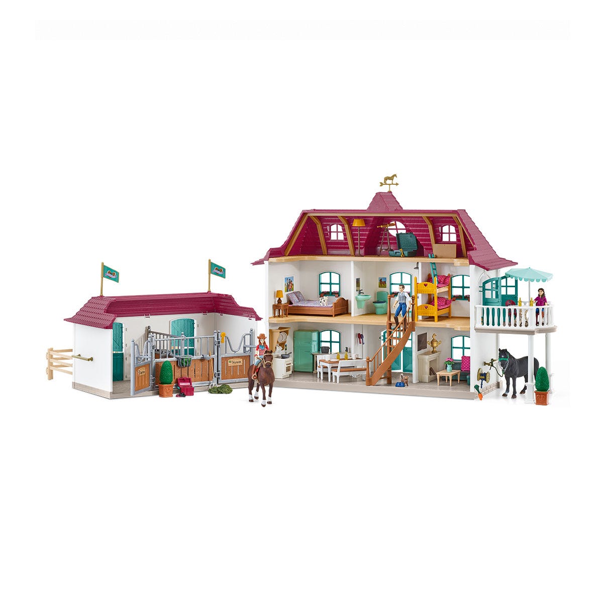 Schleich horse stable with house on sale