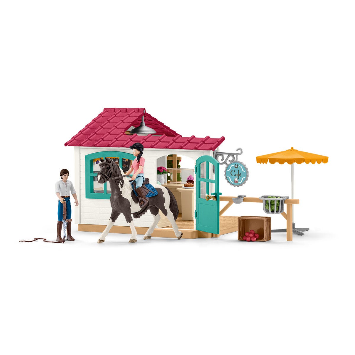 Schleich horse club store rider cafe