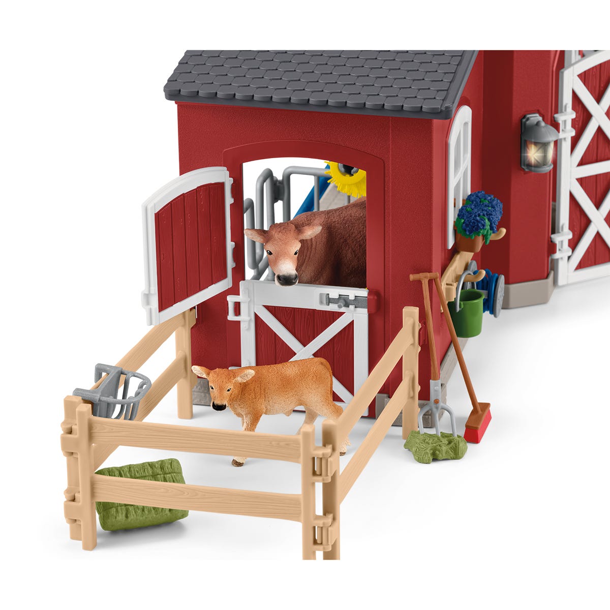 Large Barn with Animals and Accessories