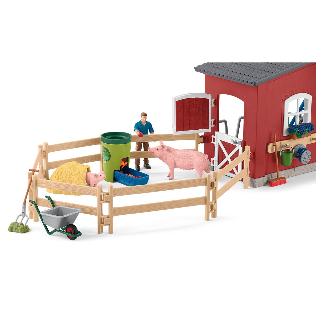 Large Barn with Animals and Accessories