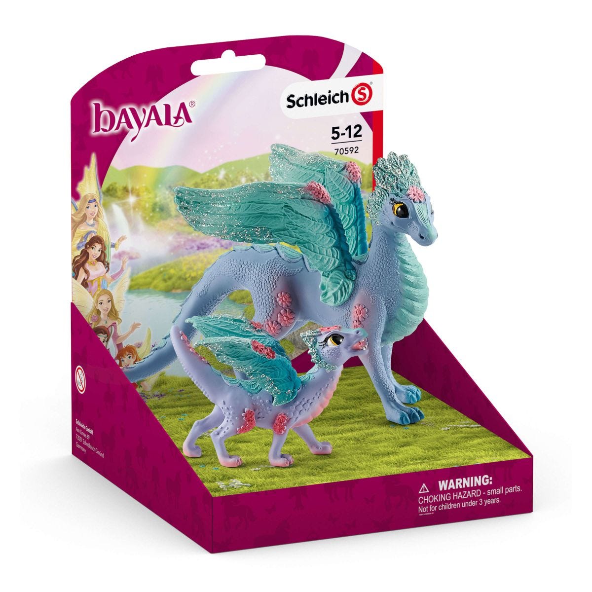 Blossom dragon mother and child 70592 | schleich