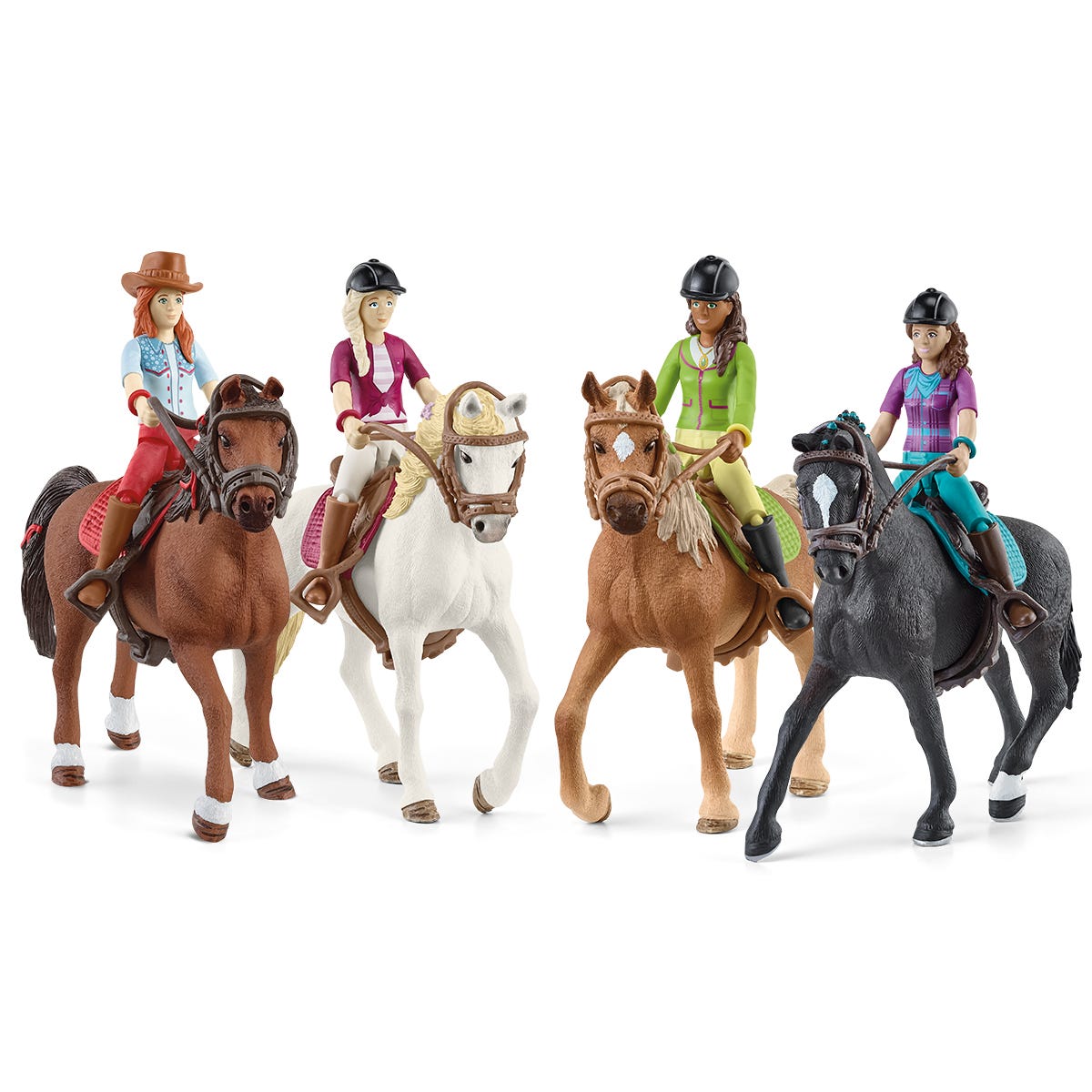 Figurine Etalon Frison concours équestre - SCHLEICH - Horse Club -  Multicolore - 3 ans et plus