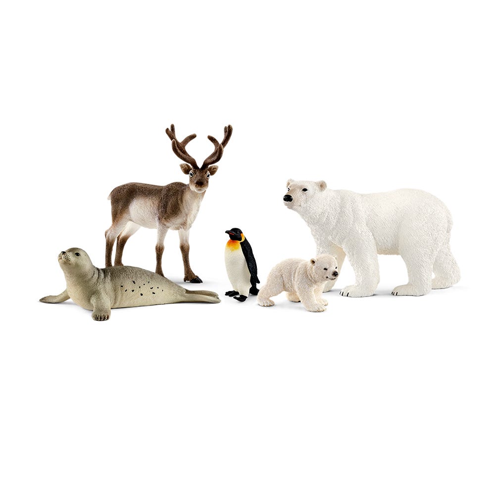 5-Piece Arctic Animal Bundle